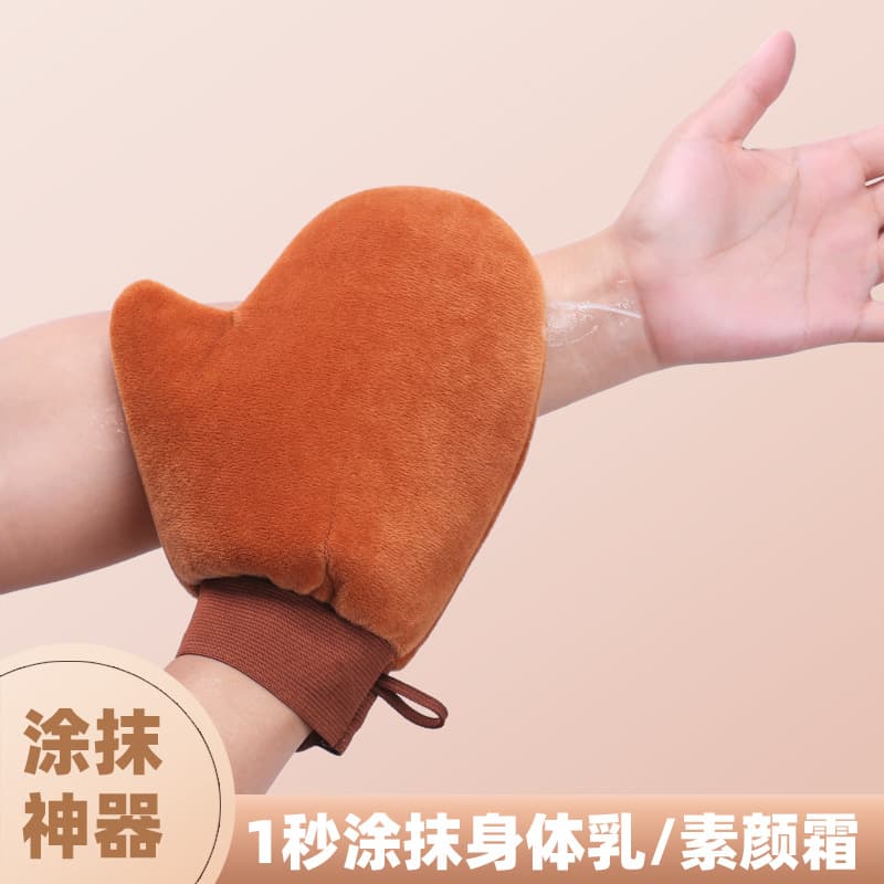 Body cream, gloves, fast suntan oil, sun protection cream, massager, easy application 3