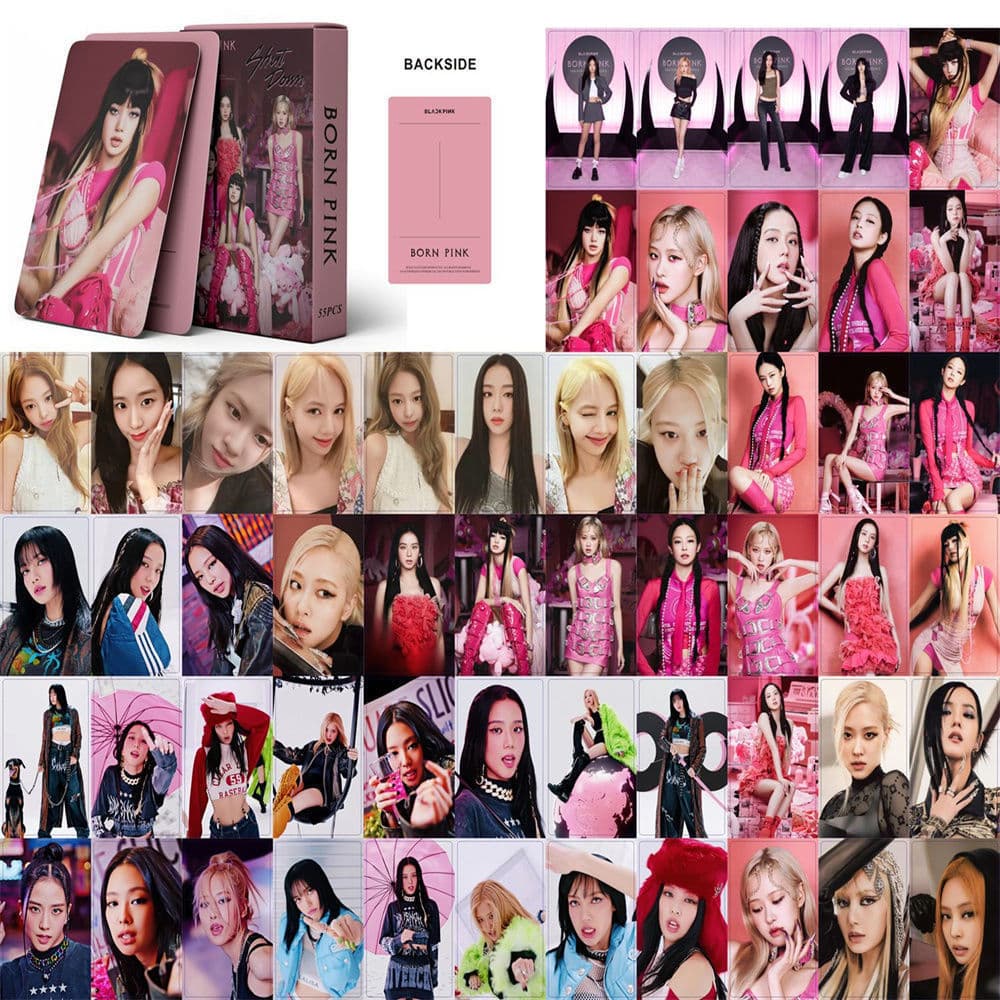 Spot 55 Pink Ink Card Born Pink Postcard Lomo Card Lisa 2