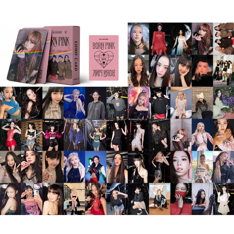 Spot 55 Pink Ink Card Born Pink Postcard Lomo Card Lisa 3