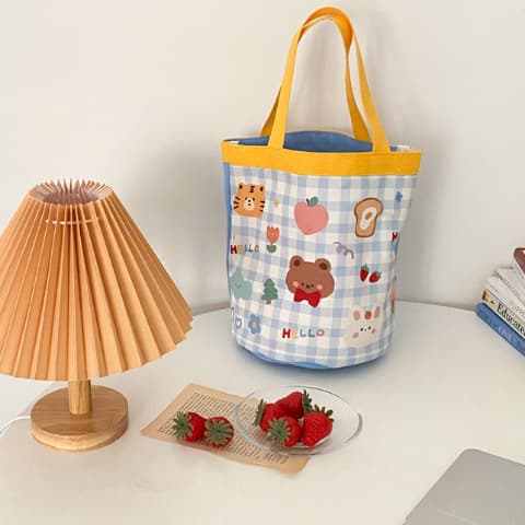 Cute shopping bag, lunch box for mother and baby 4