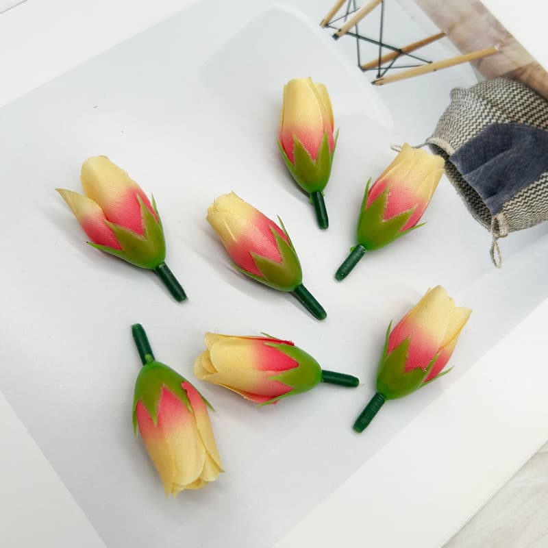 DIY simulation flower orchid buds sugar box breast decorative home decoration wedding flower flower material material 4
