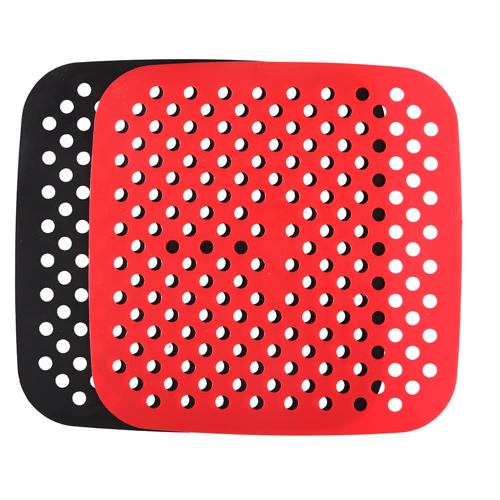 New cross-border model silicone kitchen supplies air fryer mat lining Thermal insulation air fryer mat is reusable 5