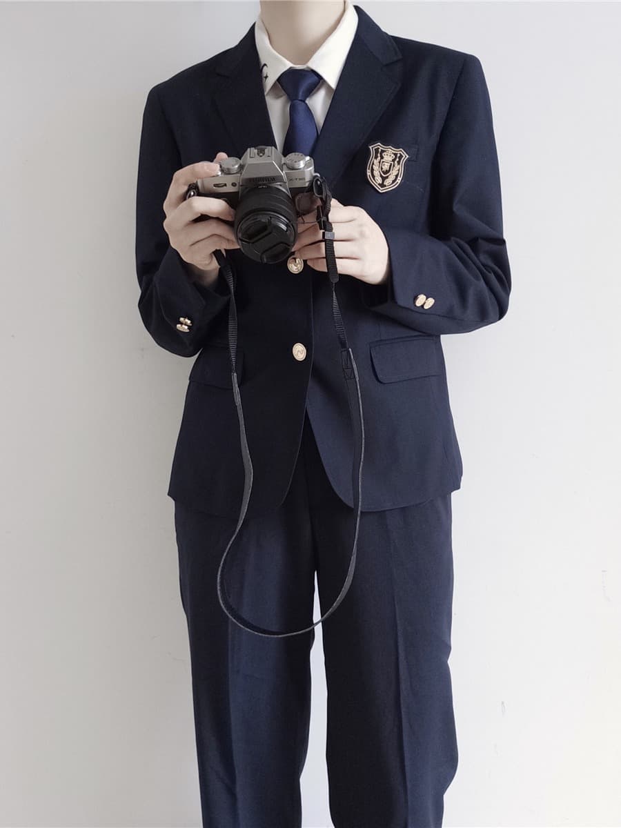 Uniform, set, suit for students, universal jacket for men and women, JK style (Japanese school style) 4