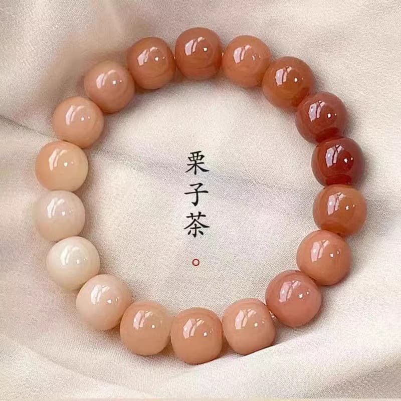 Organic retro Bodhi rosary for men and women, rosary with round beads, bracelet