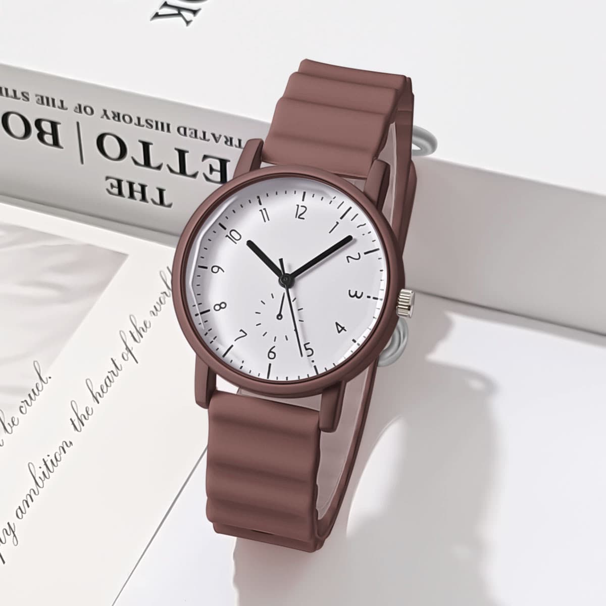 Wavy silicone quartz fashionable creative brand watch strap 3