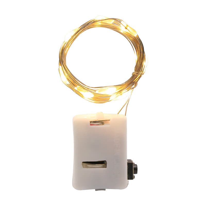 LED buttons Battery Copper Light Strings Waterproof Festival Star Light String Flower Cake Box Decoration Light Strings 5