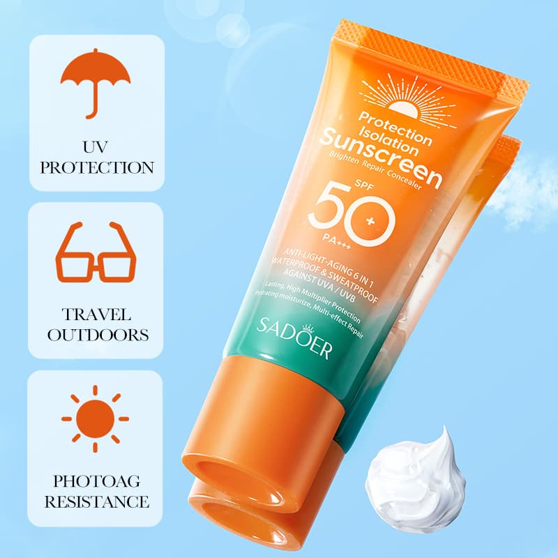SADOER (Cross-border trading), multifunctional revitalizing sun protection cream, UF-protection 3