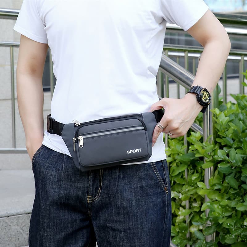 Universal water repellent capacious wear-resistant shoulder bag for cycling, fashionable chest bag, purse, mobile phone, belt bag 2