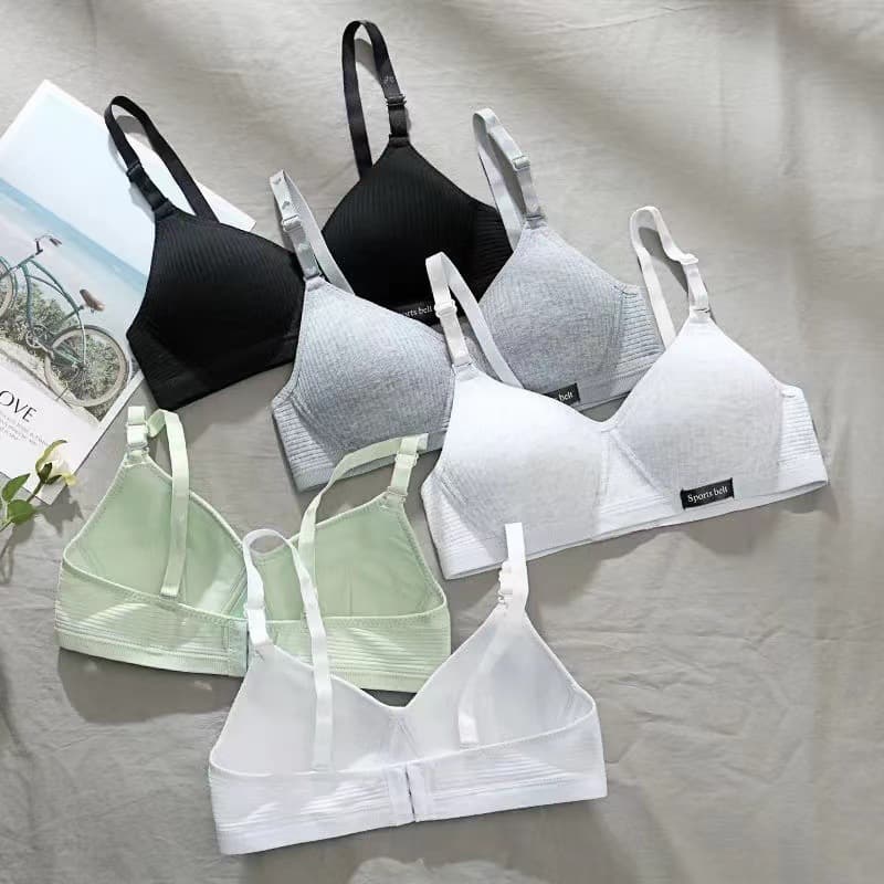 Comfortable underwear, push up bra for students, thin wireless bra, bra top 3