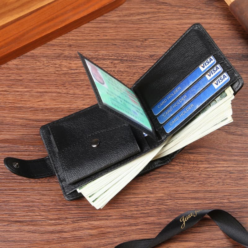 (Cross-border trading), (Wholesale), wallet, card holder, capacious polyurethane bag 3