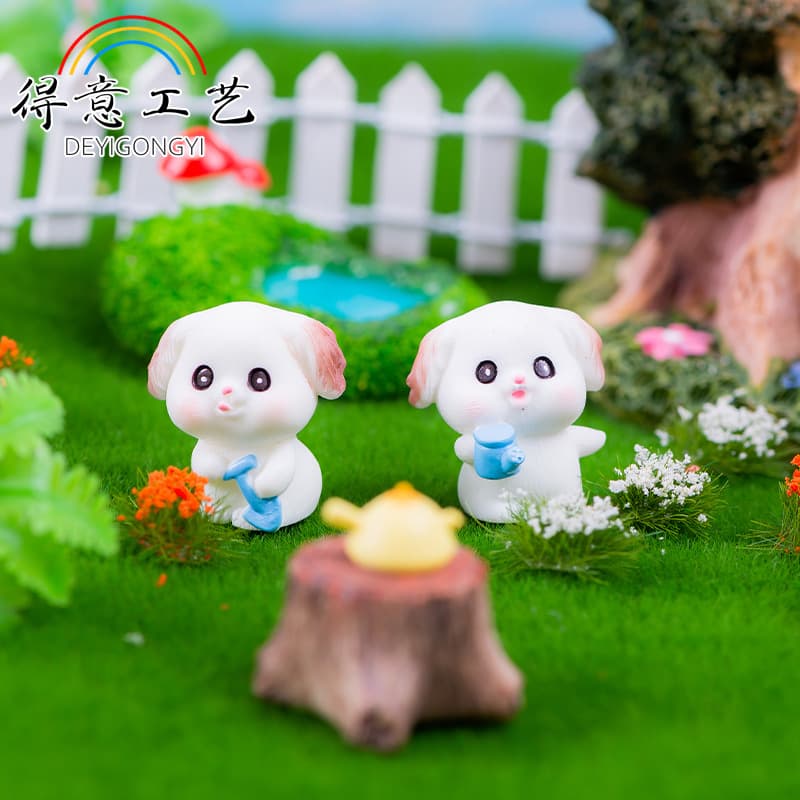 Micro landscape, table minifigure with accessories, home decor 3