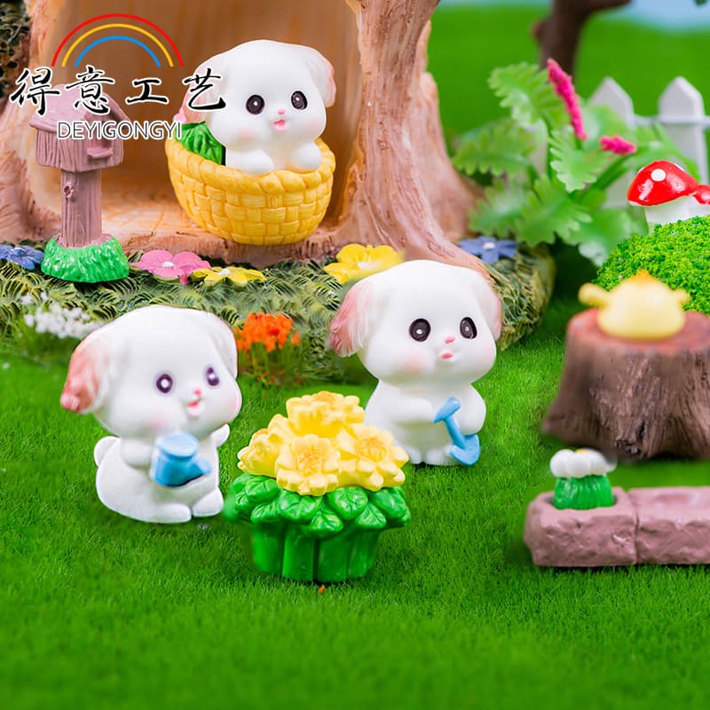 Micro landscape, table minifigure with accessories, home decor 4