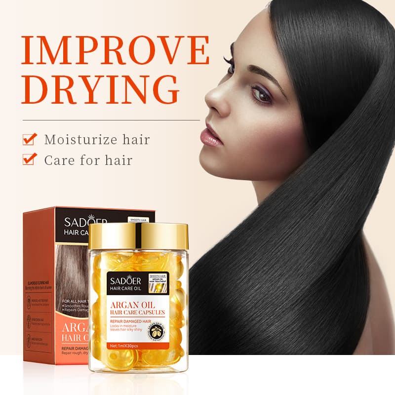 (Cross-border trading), hair oil, fruit oil contains rose, hair spray, capsule, for hair care