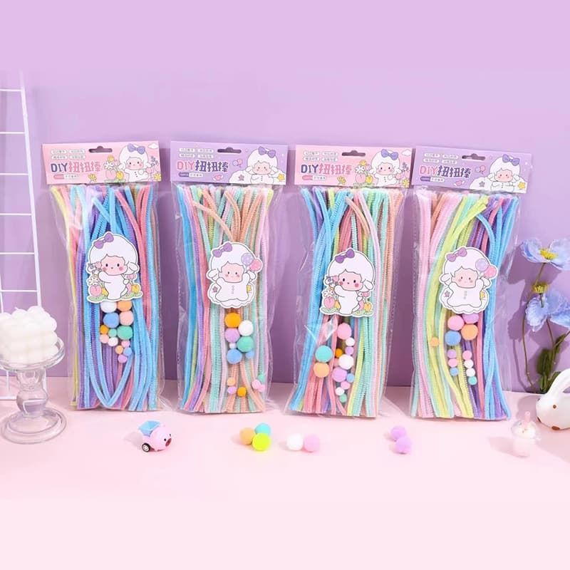 Pilsan Play Car, materials set, headband, plush strip, DIY