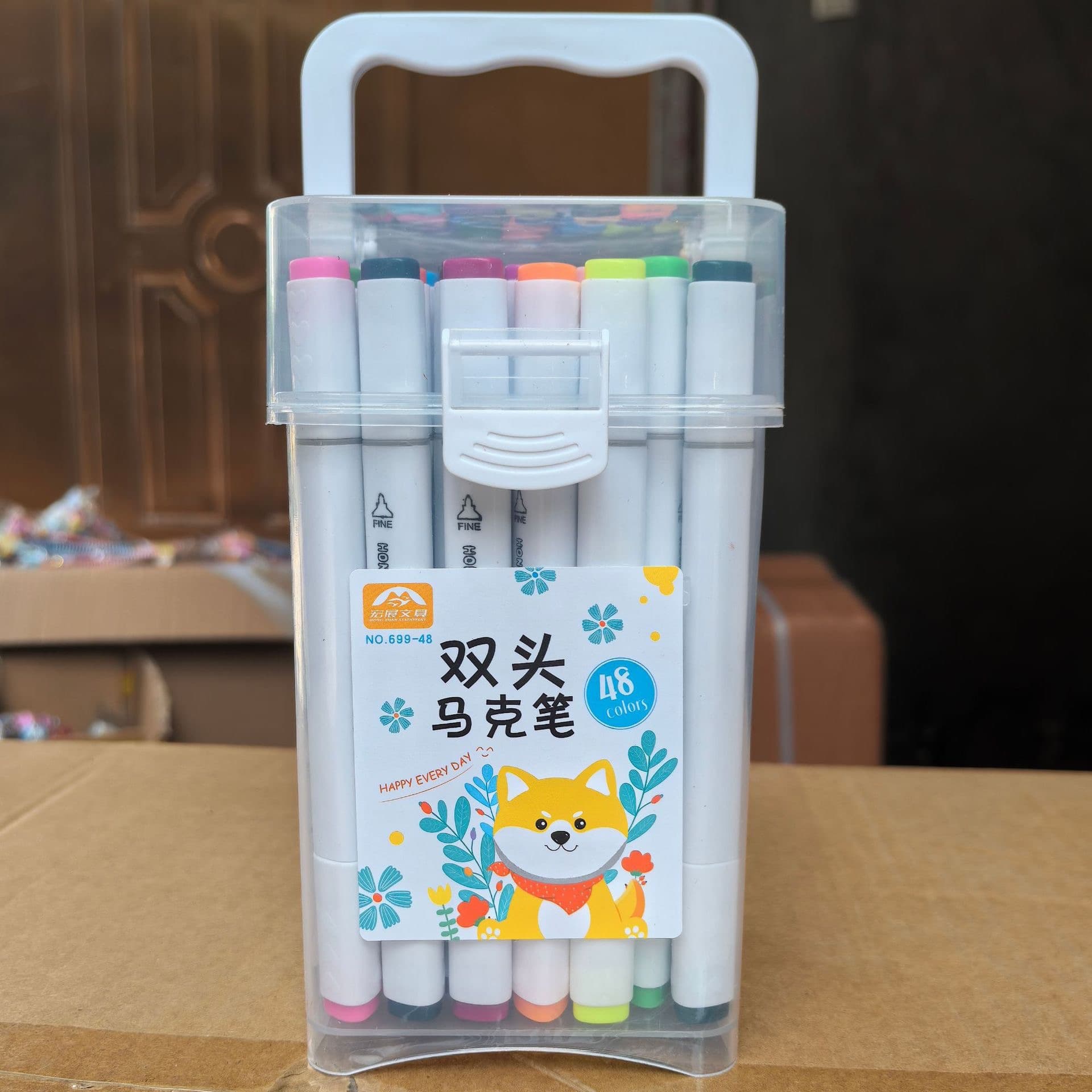 (Wholesale), marker, children's art set, crayons for students, 12 colors, 24 colors, washable 6