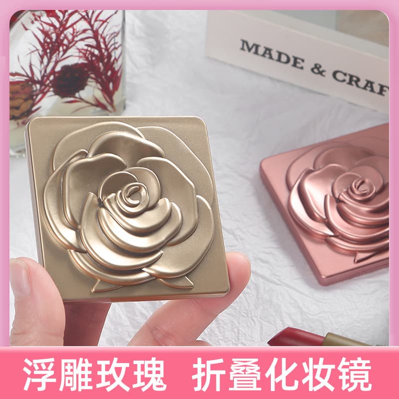 Handheld mirror, protecting glasses, lens, double-sided folding high quality tower, Nordic style 2
