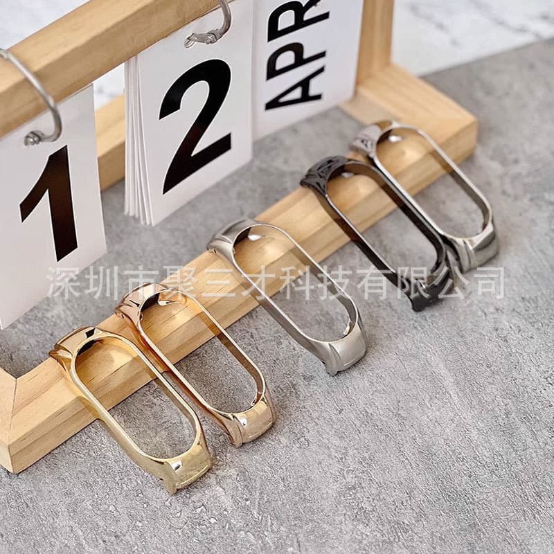 Suitable for Xiaomi bracelet 10/9/9pro case 8/7 frame metal connector connector Redmi watch protective cover 2
