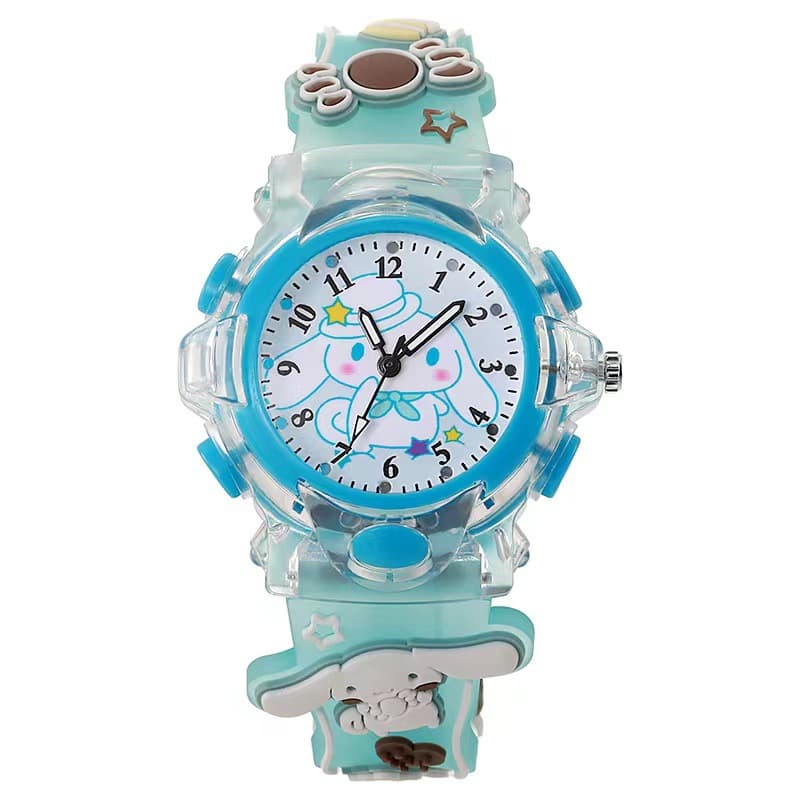 (Wholesale), (Cross-border trading), silicone cartoon children's watch, lamp 5