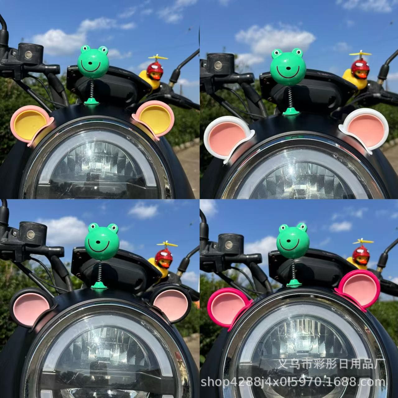 Electric car, helmet, cute decorations, modified sticker 3