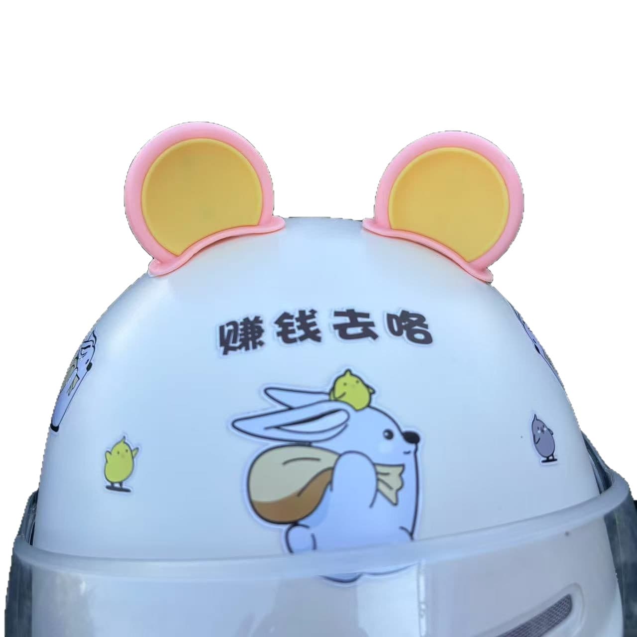 Electric car, helmet, cute decorations, modified sticker 5
