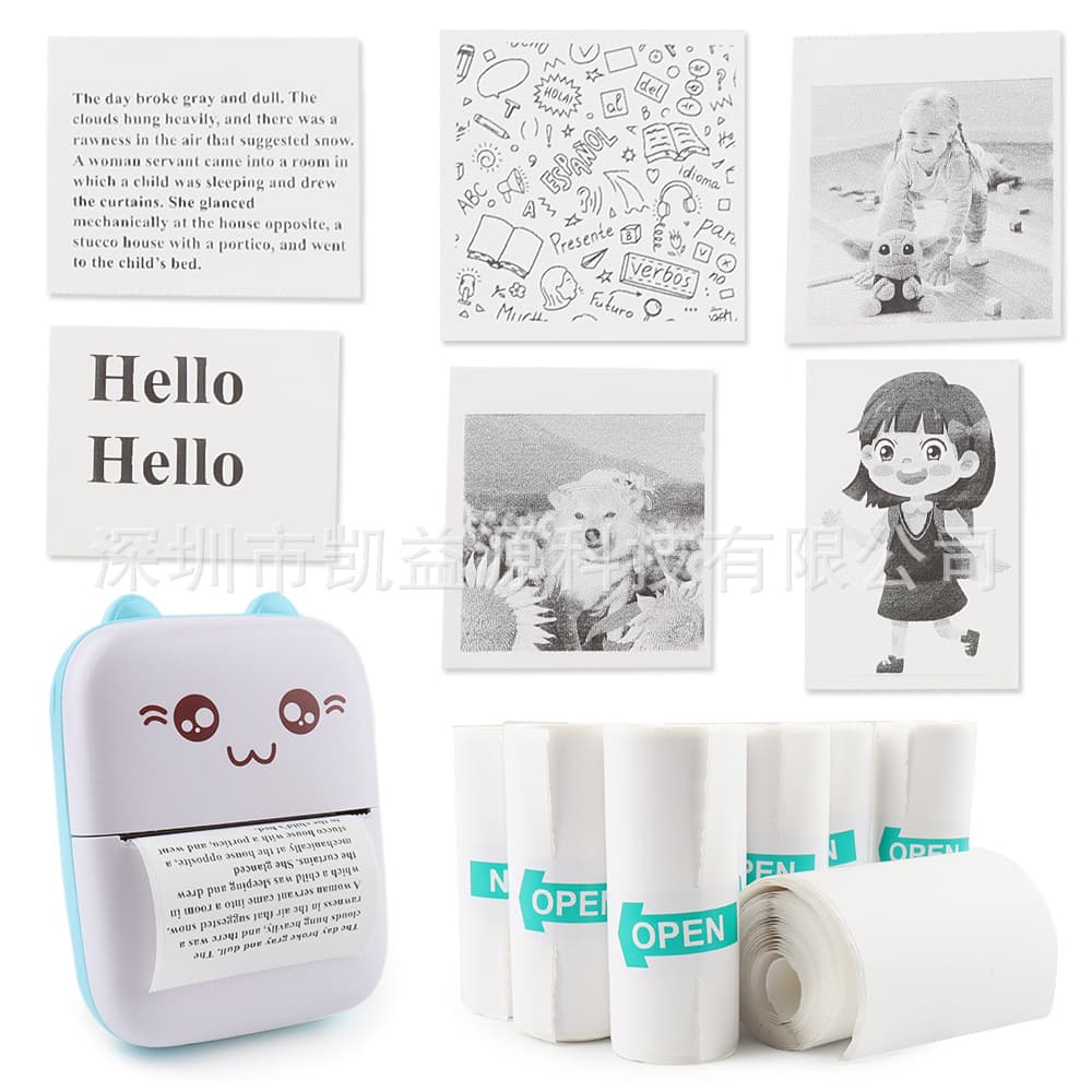 57mm thermist -sensitive print paper pocket printer wrong problem machine General Printer Paper non -dry glue label paper 3