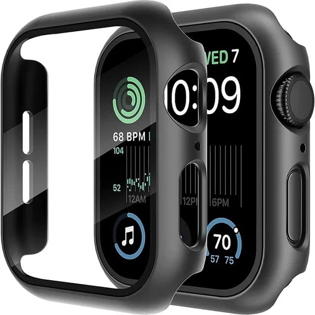 Applicable to Apple Watch Case Anti-fall PC Injection Tempered Film Integrated iWatch 11 Protective Case 5