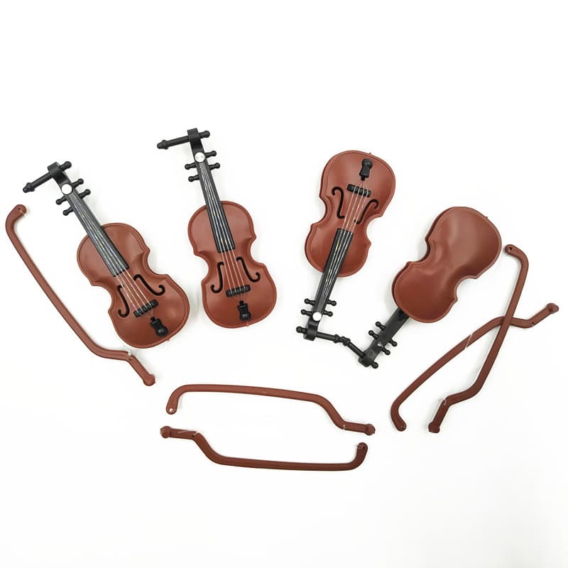 Realistic toy, violin, mini model, family doll house 3
