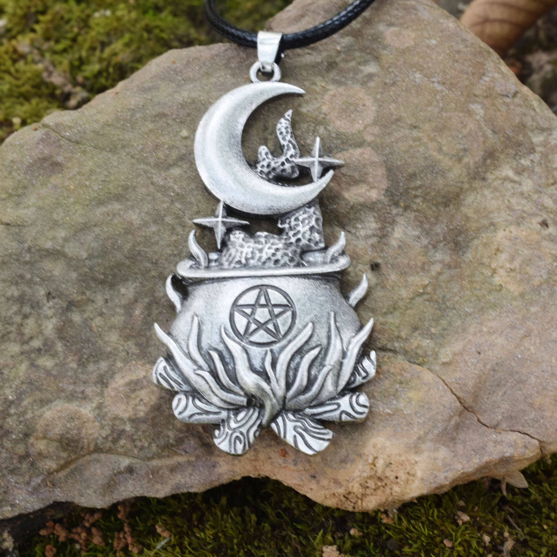 Gothic March Goddess Witch Jewelry Necklace - Handcrafted pieces display mystery and elegance 2