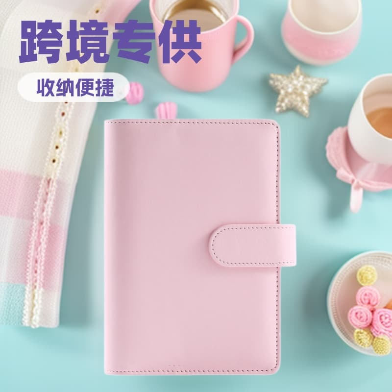 (Cross-border trading), polyurethane laptop, book, storage system, notebook with zipper, tear-off sheet, scheduler