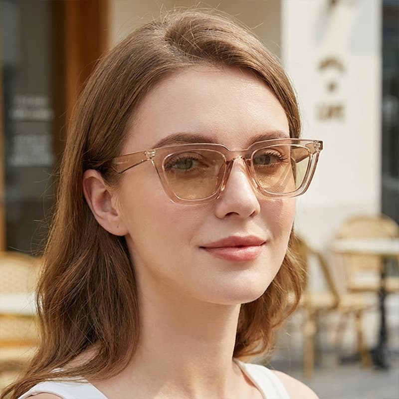 Square brand sunglasses, trend retro glasses, Korean style, European style, UV protection 2