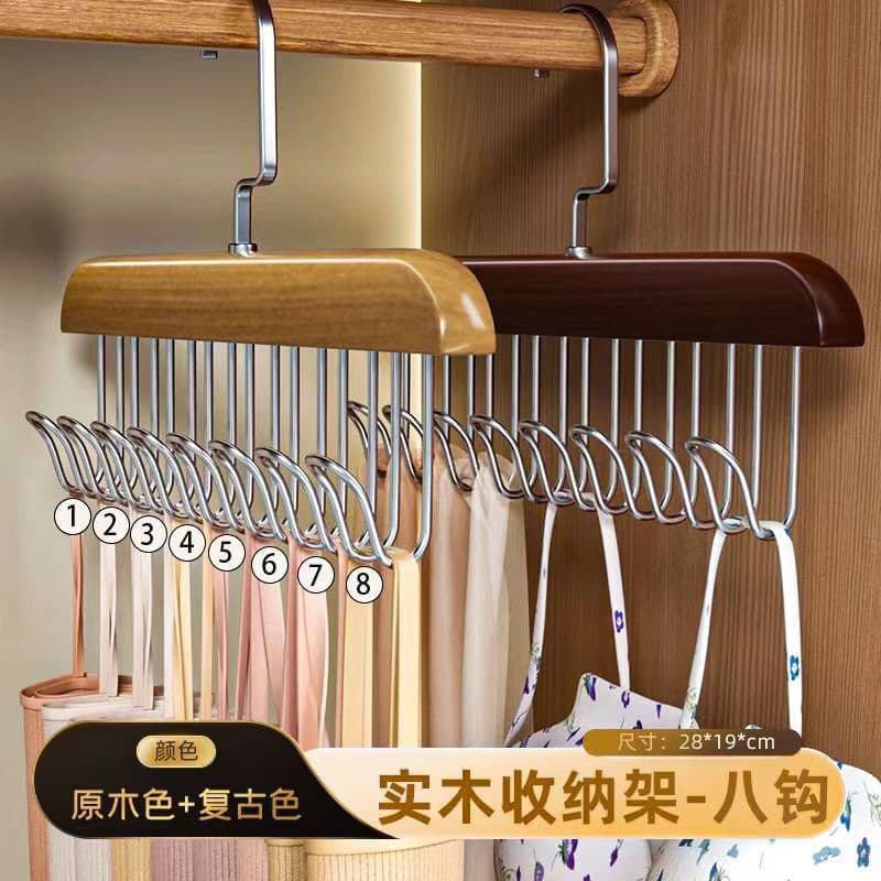 (Wholesale), hanger from natural wood, underwear, wooden vest, storage system, universal tie, drying rack