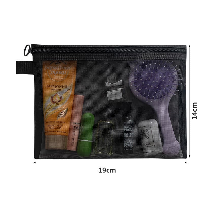Transparent cosmetic storage bag, lipstick for skin care, storage system, universal handheld cosmetic bag for traveling 6