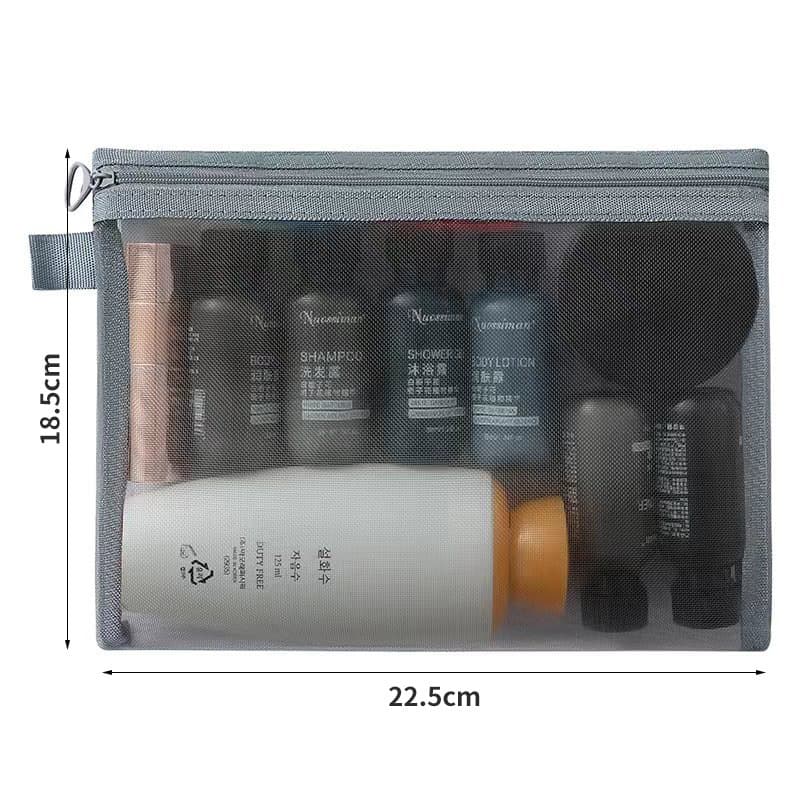 Transparent cosmetic storage bag, lipstick for skin care, storage system, universal handheld cosmetic bag for traveling 8