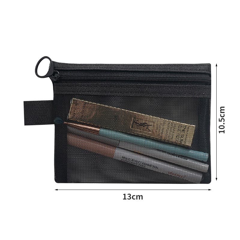 Transparent cosmetic storage bag, lipstick for skin care, storage system, universal handheld cosmetic bag for traveling 9