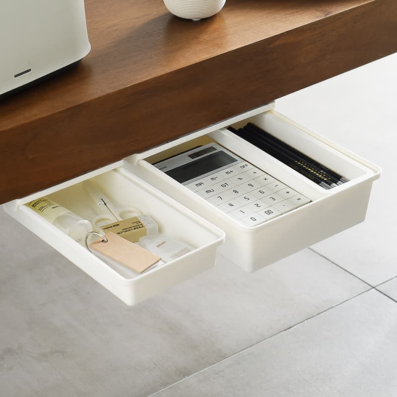 Under-desk drawer storage box, desk desktop box, hidden cabinet drawer box under desk, student desk box