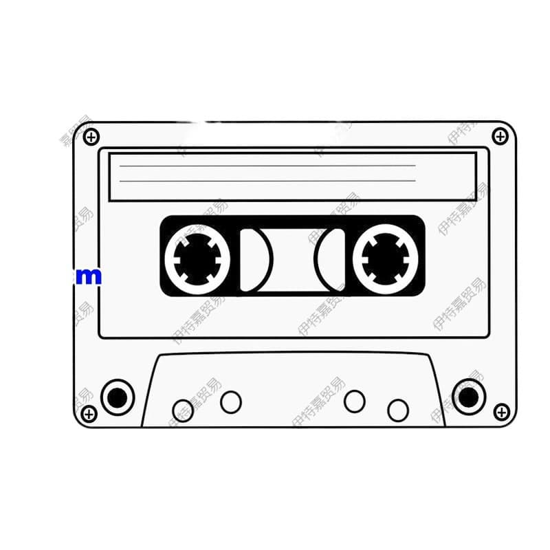 Tropical song 70 80 90 Nostalgic Card with Retro Decoration Wall Background Photography Terms Naked Tape Putting Tape 5