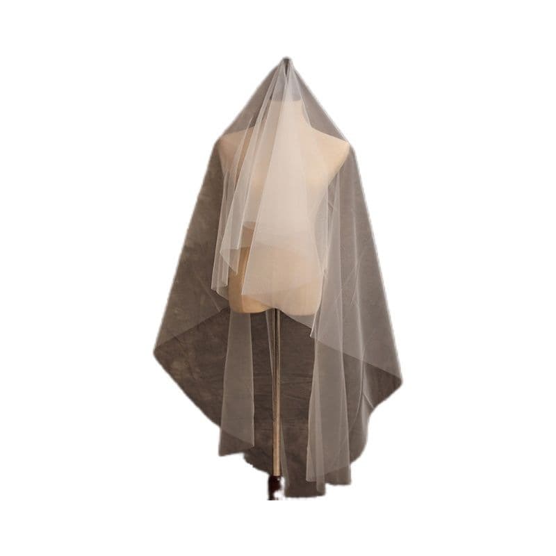 HD single -layer long pushes bride clear scratching yarn naked yarn free shape Korean medium hard yarn shape gauze no hair comb 5