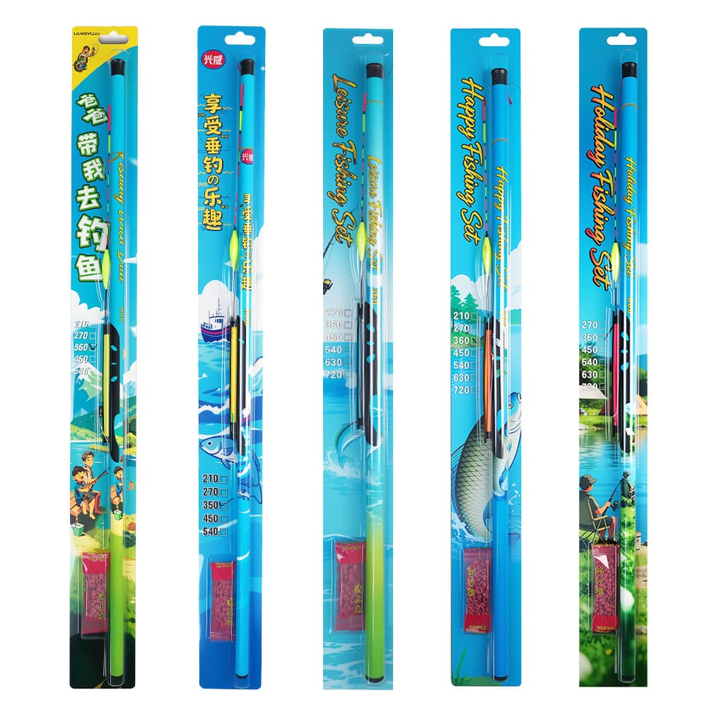 Cheap glass reinforcement hand rod wholesale Liuzi fishing gear fishing pole fishing rod set fish stream stream rod and fish rod 2