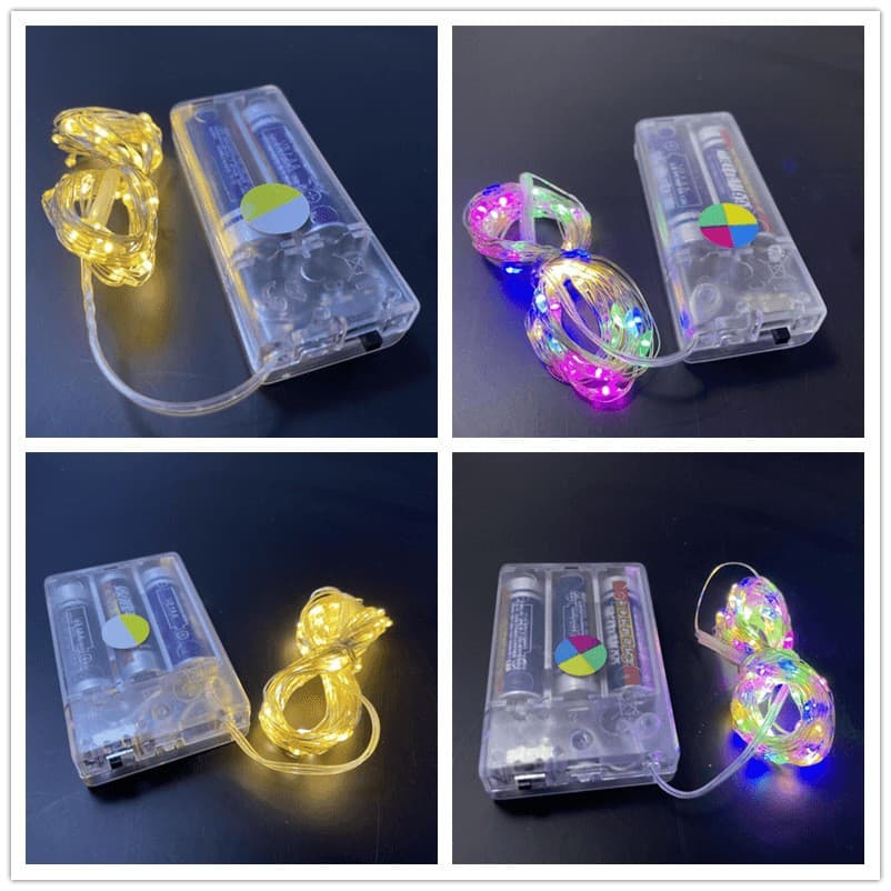 Copper battery case, LED atmospheric light strip 4