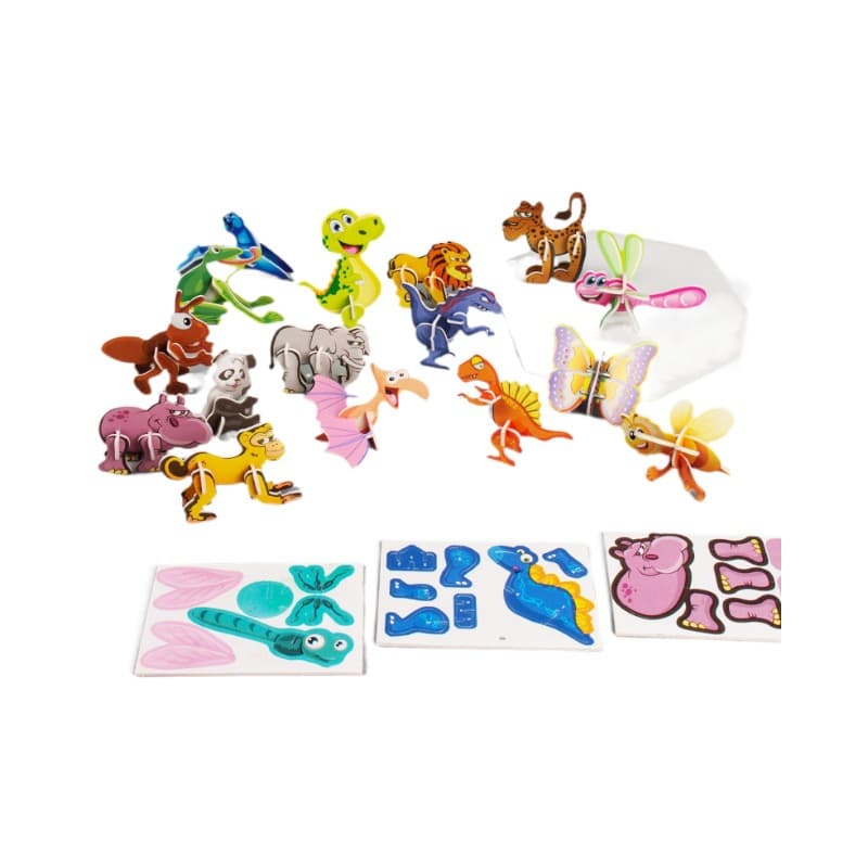 (Wholesale), three dimensional brainteaser, toy for kindergarten, in 3d format, DIY, in 3d format 5