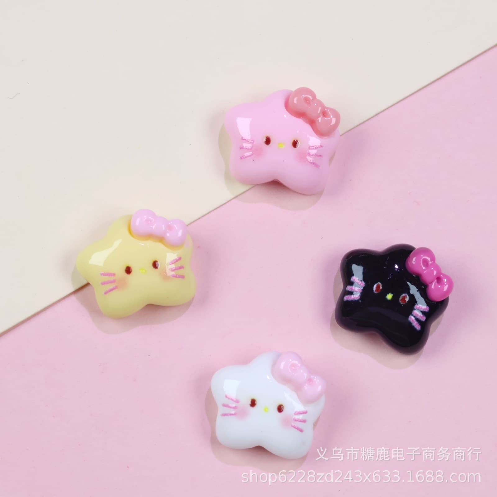 Cream hairgrip, phone case, fridge magnet, keychain, cat, DIY 4