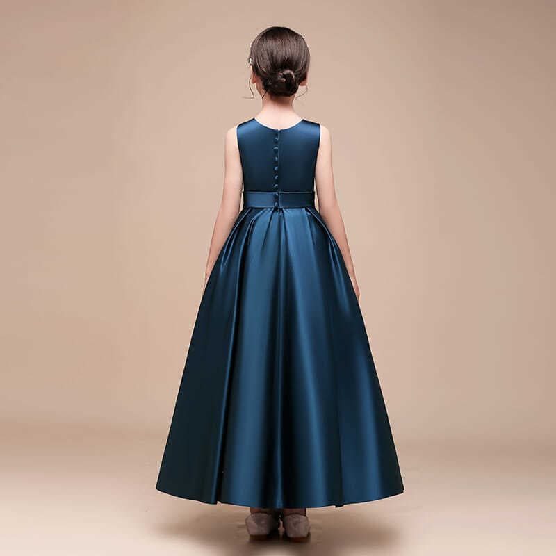 Summer children's flower girl dress, piano performance costume, evening dress, western style 2
