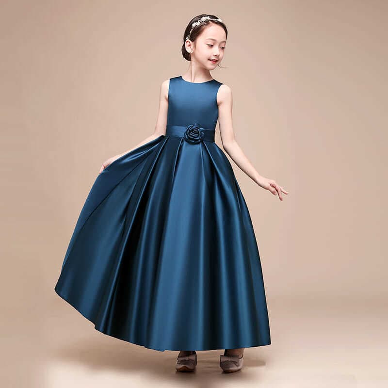Summer children's flower girl dress, piano performance costume, evening dress, western style 4