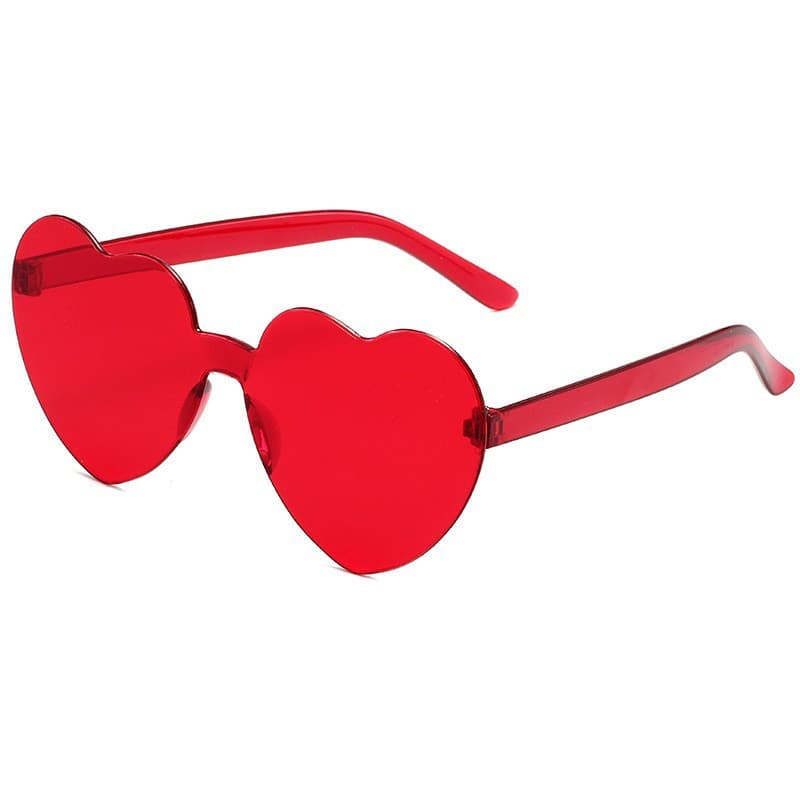 (Cross-border trading), transparent sunglasses for men and women heart-shaped heart shaped, European style 5