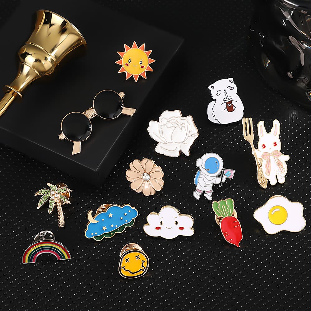 Cartoon badge, accessory, brooch, DIY, high-quality style, light luxury style 2