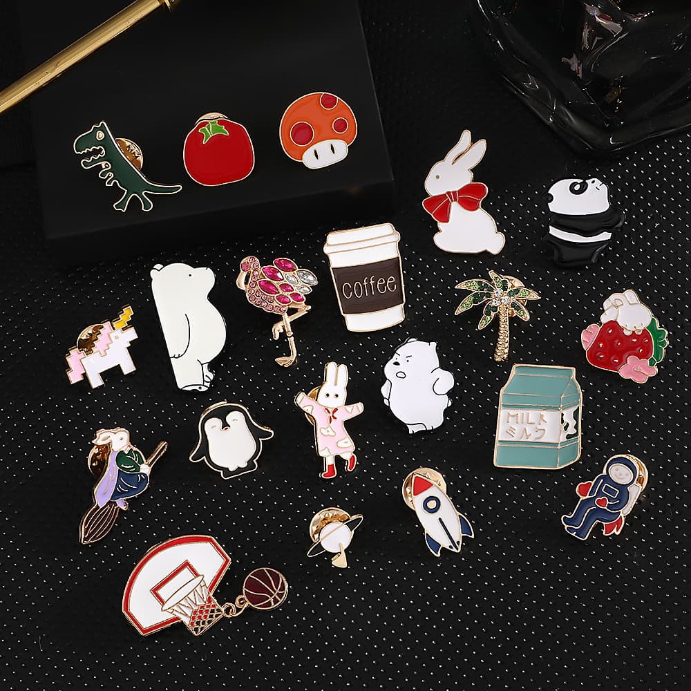 Cartoon badge, accessory, brooch, DIY, high-quality style, light luxury style 3
