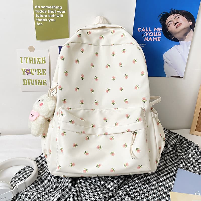 Backpack, Japanese brand shoulder bag, fresh universal summer school bag, Korean style, simple and elegant design