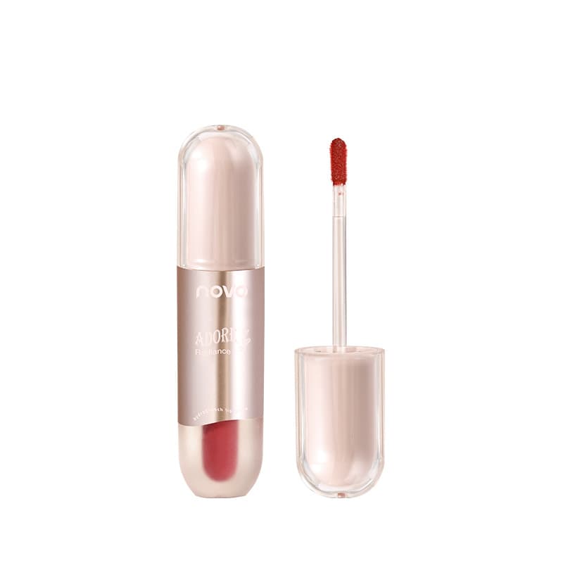 Novo Qin Run, shiny light light lip glaze texture clear mirror water light easy to use white students cheap Chinese goods 5