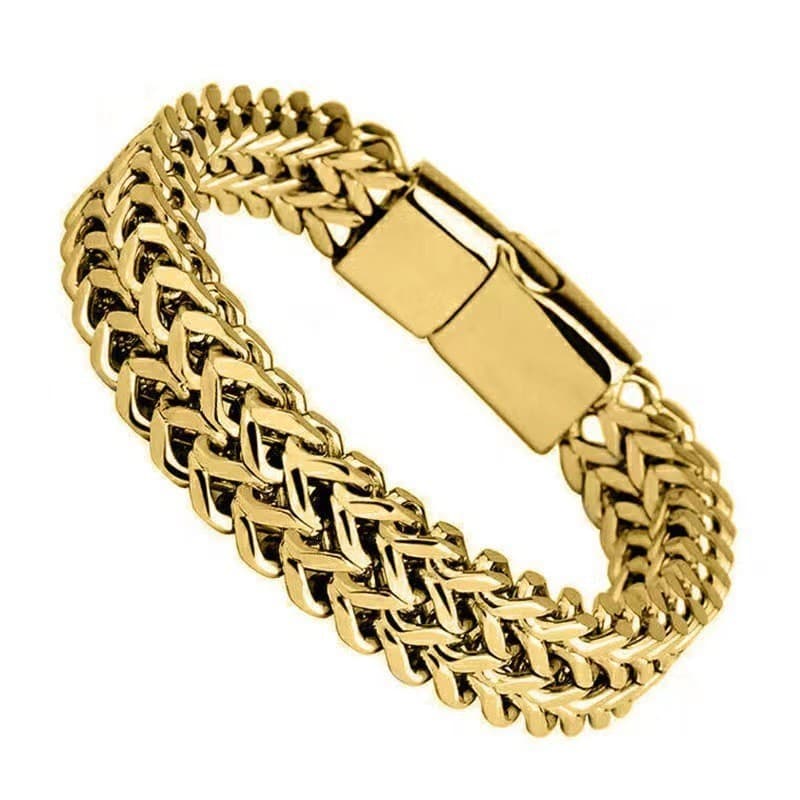 (Cross-border trading), men's bracelet hip-hop style stainless steel, simple and elegant design, punk style 5