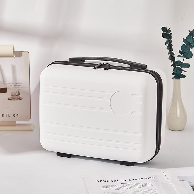 Handheld small suitcase, storage system for traveling, capacious gift box, 14 inch 2